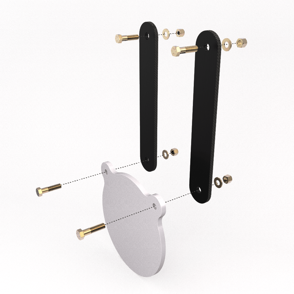 Target Hanging Kit, Suits Most AR500 Gong Shooting Targets Titan Targets